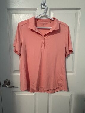 Puma Women's Coral Short-Sleeve Polo | EUC | Size XL